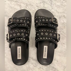 Steve Madden studded flat sandals. Ready for Spring and Summer!